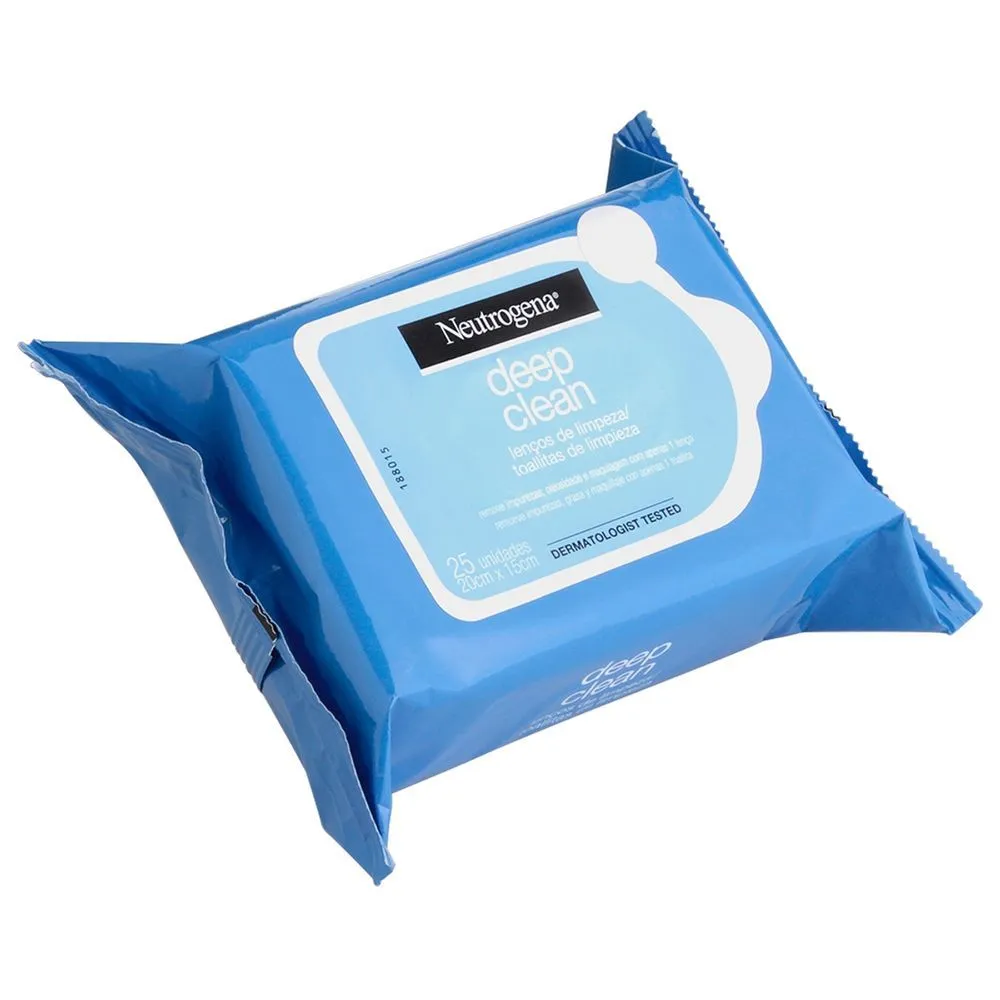 Lenço Demaquilante Neutrogena Deep Clean 25 unidades — foto 3