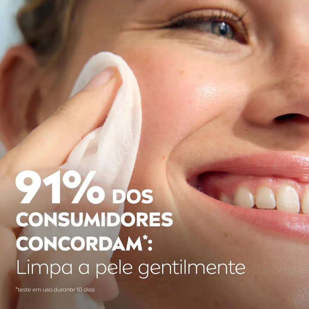 Lenço Demaquilante Nivea 3 em 1 Ação Hidratante 25 unidades — foto 7