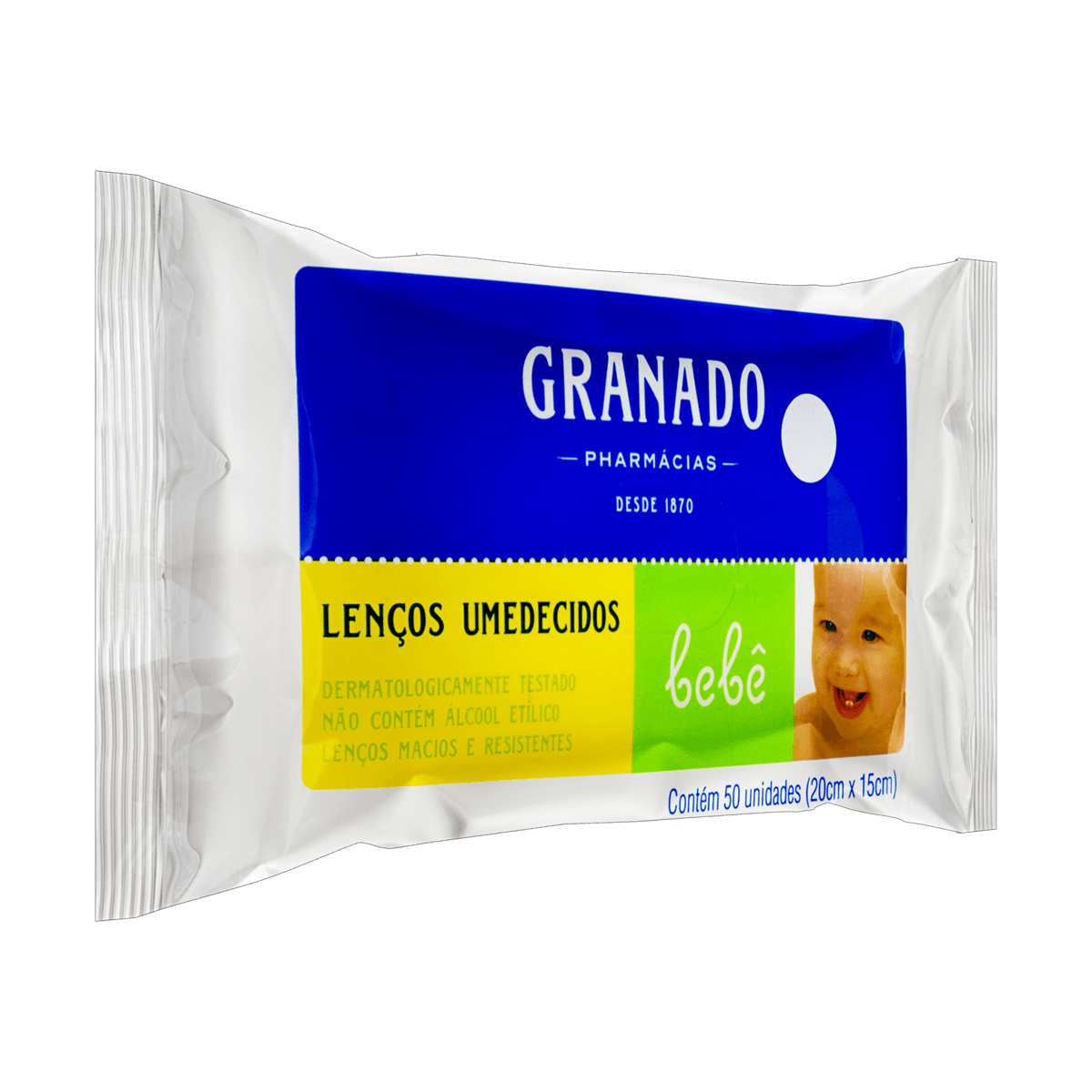 Lenços Umedecidos Granado Bebê Tradicional 50 Unidades — foto 3