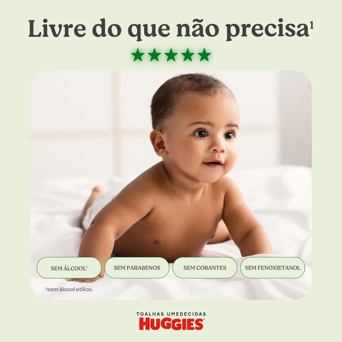 Lenços Umedecidos Huggies Higiene Superior Limpam 2x Mais 48 Unidades — foto 7
