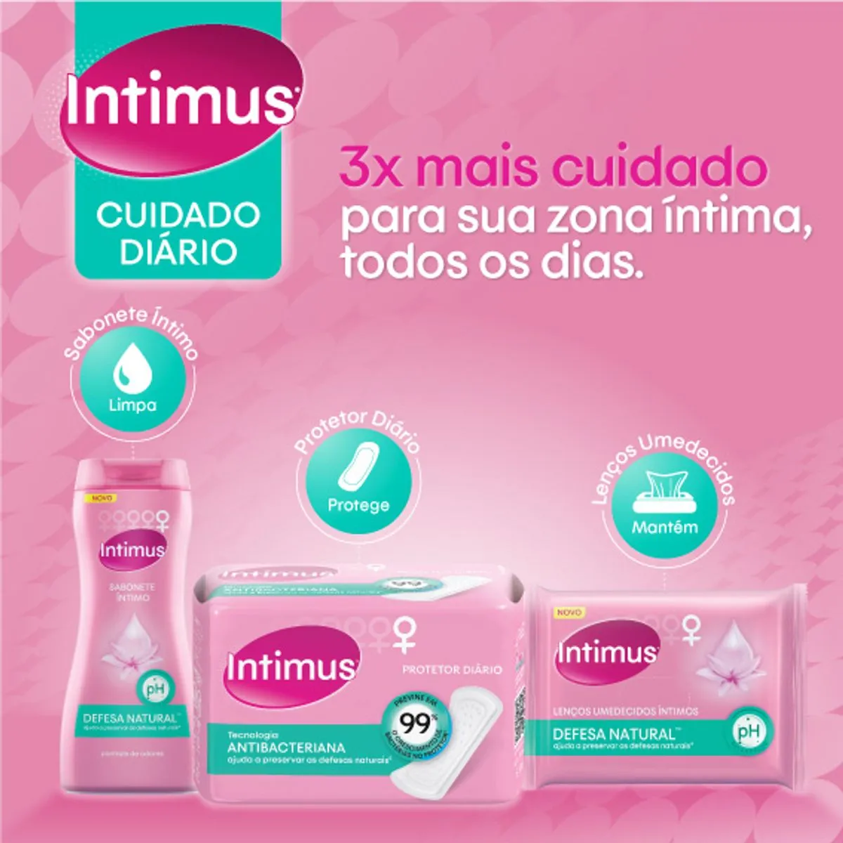 Lenços Umedecidos Íntimo Intimus Defesas Naturais 16 Unidades — foto 4