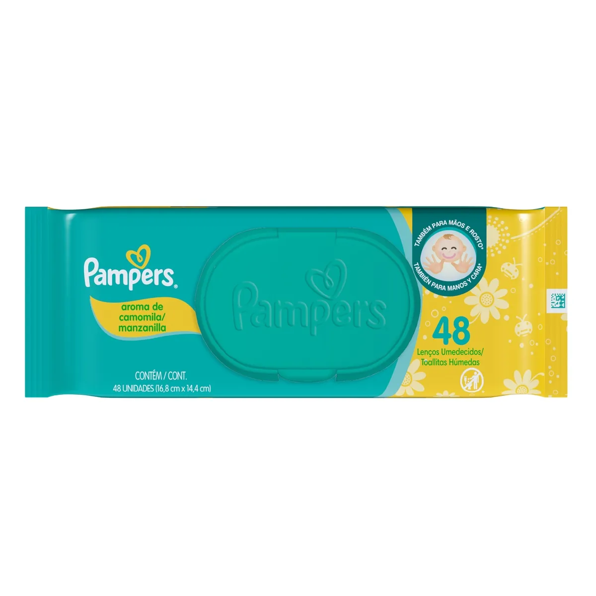 Lenços Umedecidos Pampers Aroma de Camomila 48 Unidades — foto 8