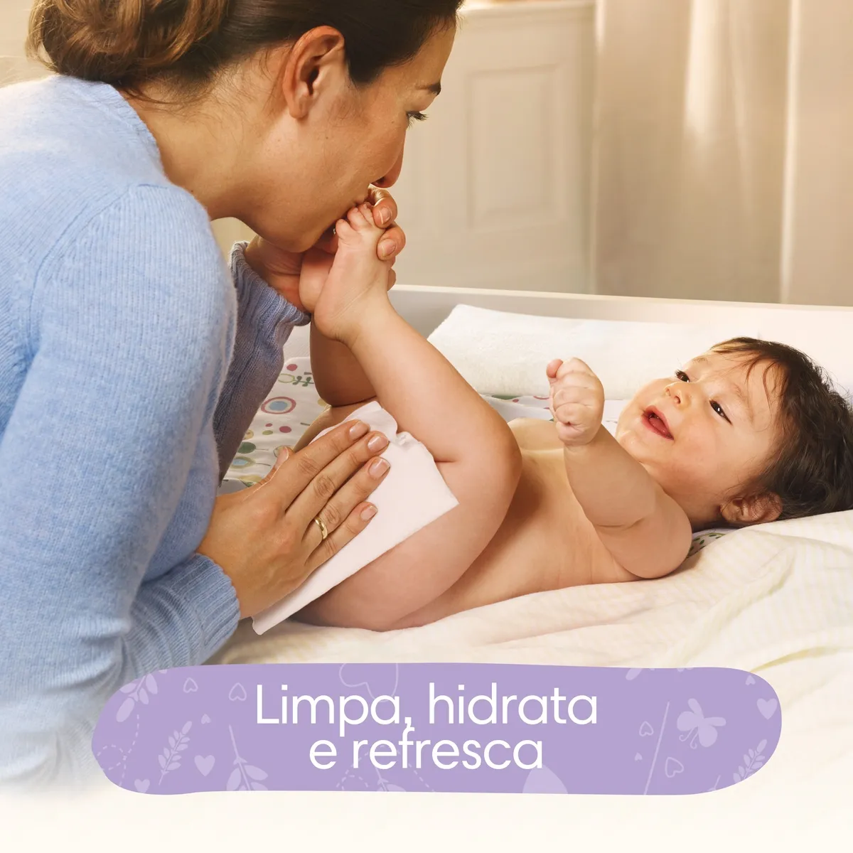 Lenços Umedecidos Pampers Aroma de Lavanda 48 Unidades — foto 6