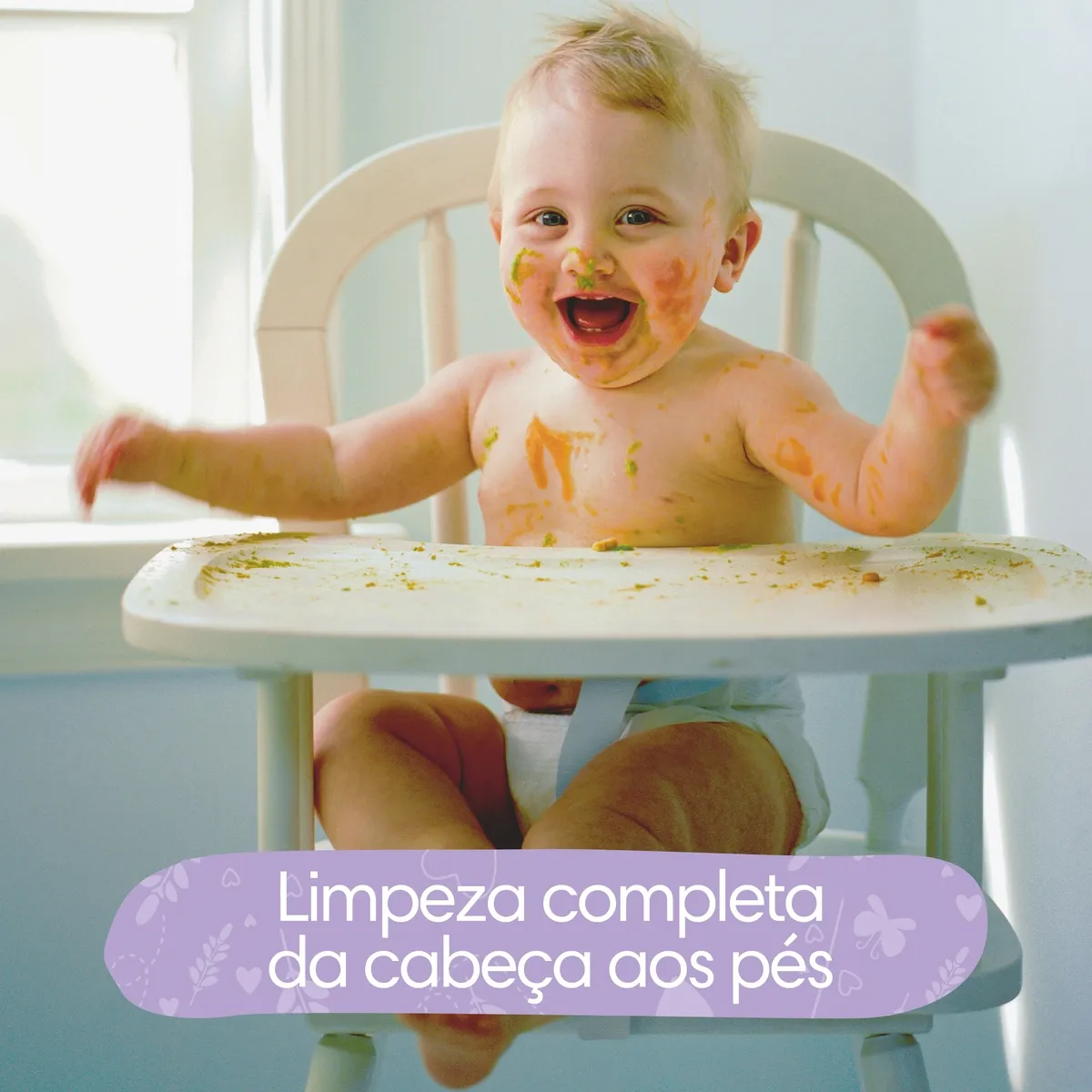 Lenços Umedecidos Pampers Aroma de Lavanda 48 Unidades — foto 2