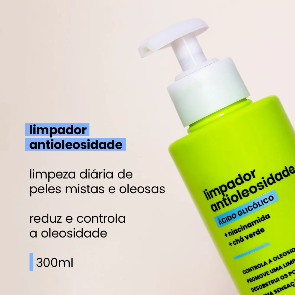Limpador Facial Sallve Antioleosidade Ácido Glicólico 300ml — foto 2