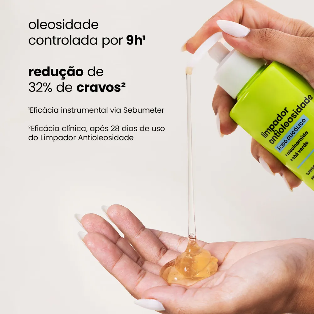 Limpador Facial Sallve Antioleosidade Ácido Glicólico 300ml — foto 4