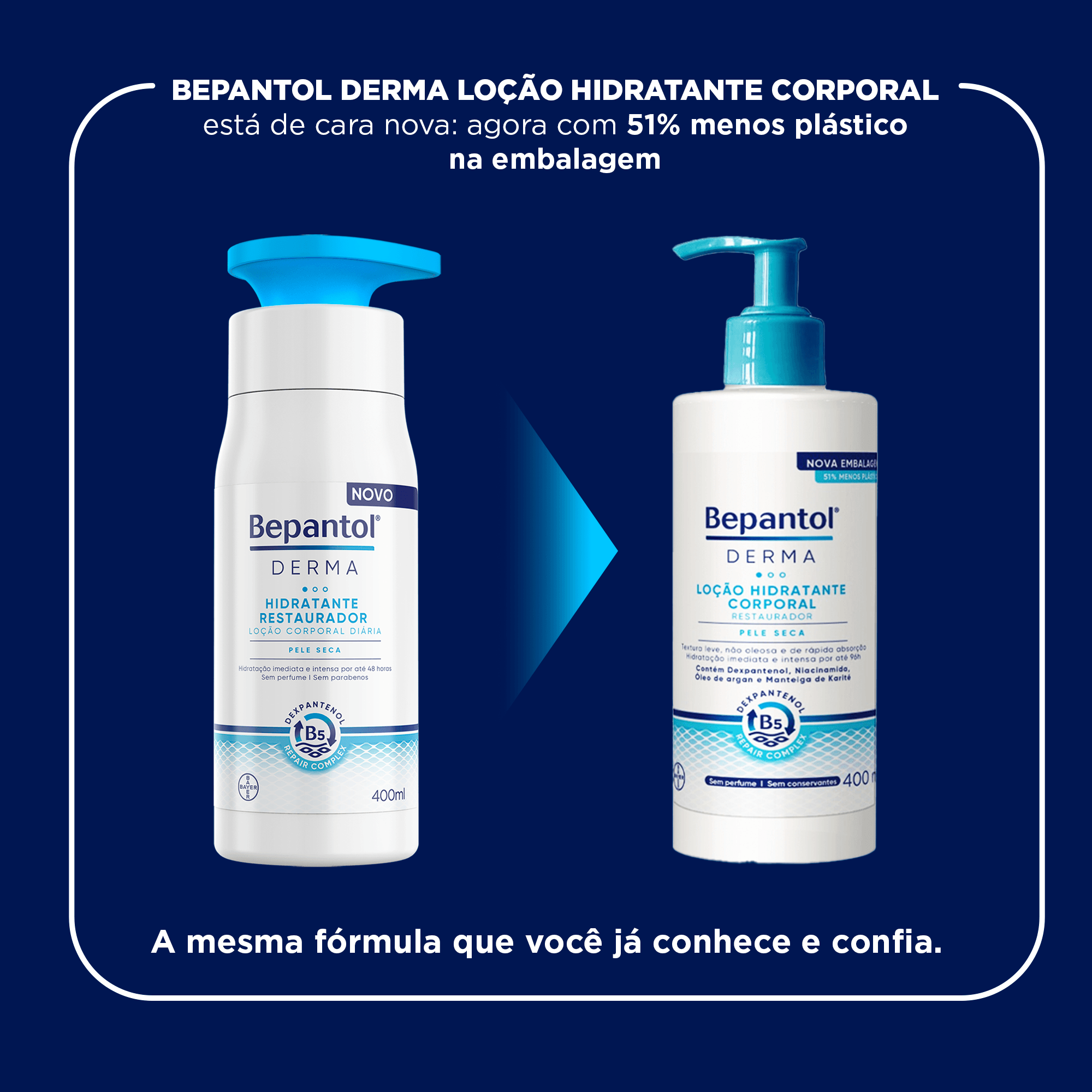 Loção Corporal Bepantol Derma Hidratante Restauradora 400ml — foto 5