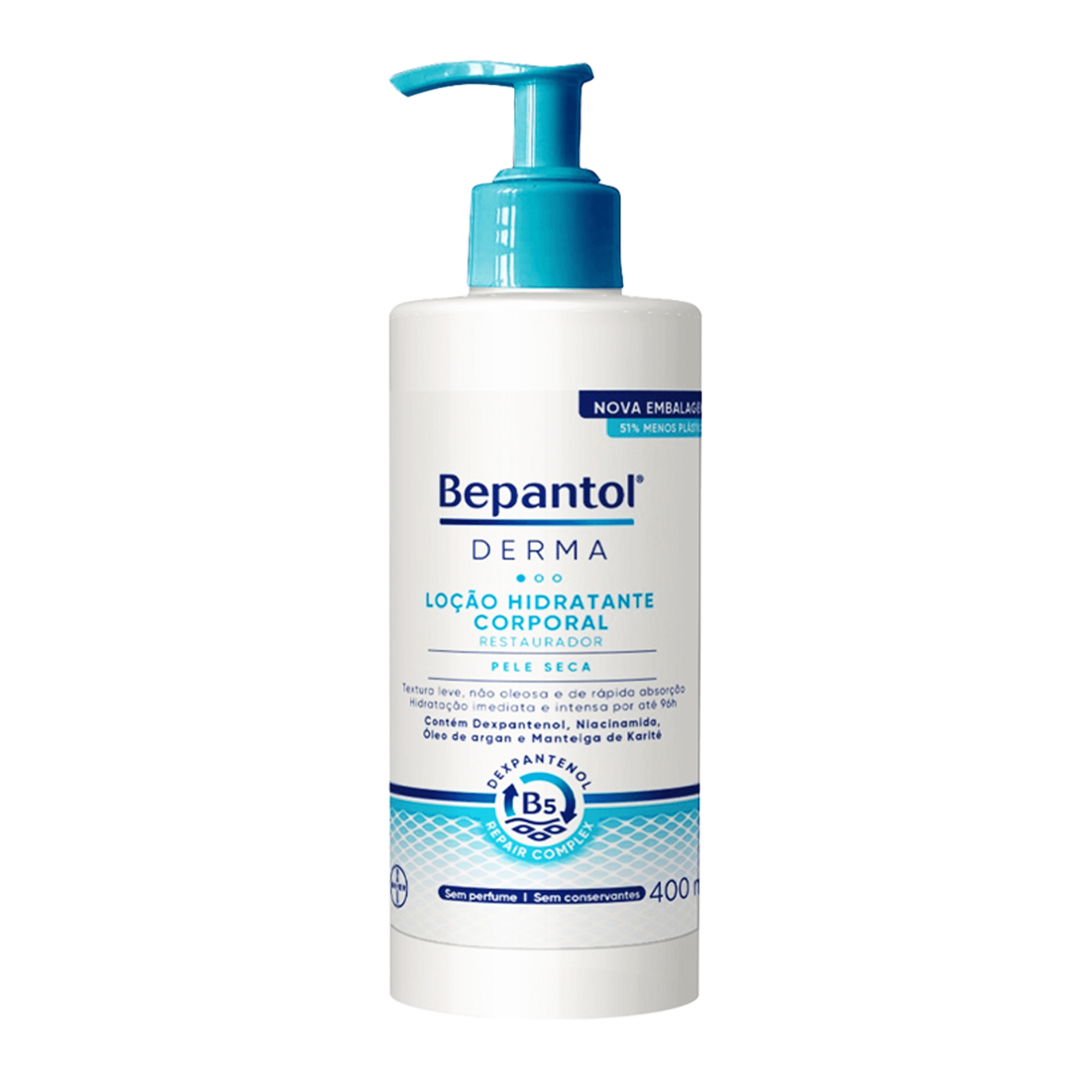 Loção Corporal Bepantol Derma Hidratante Restauradora 400ml