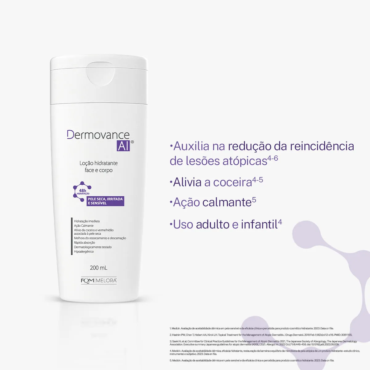 Loção Corporal Dermovance AI Hidratante 200ml — foto 3