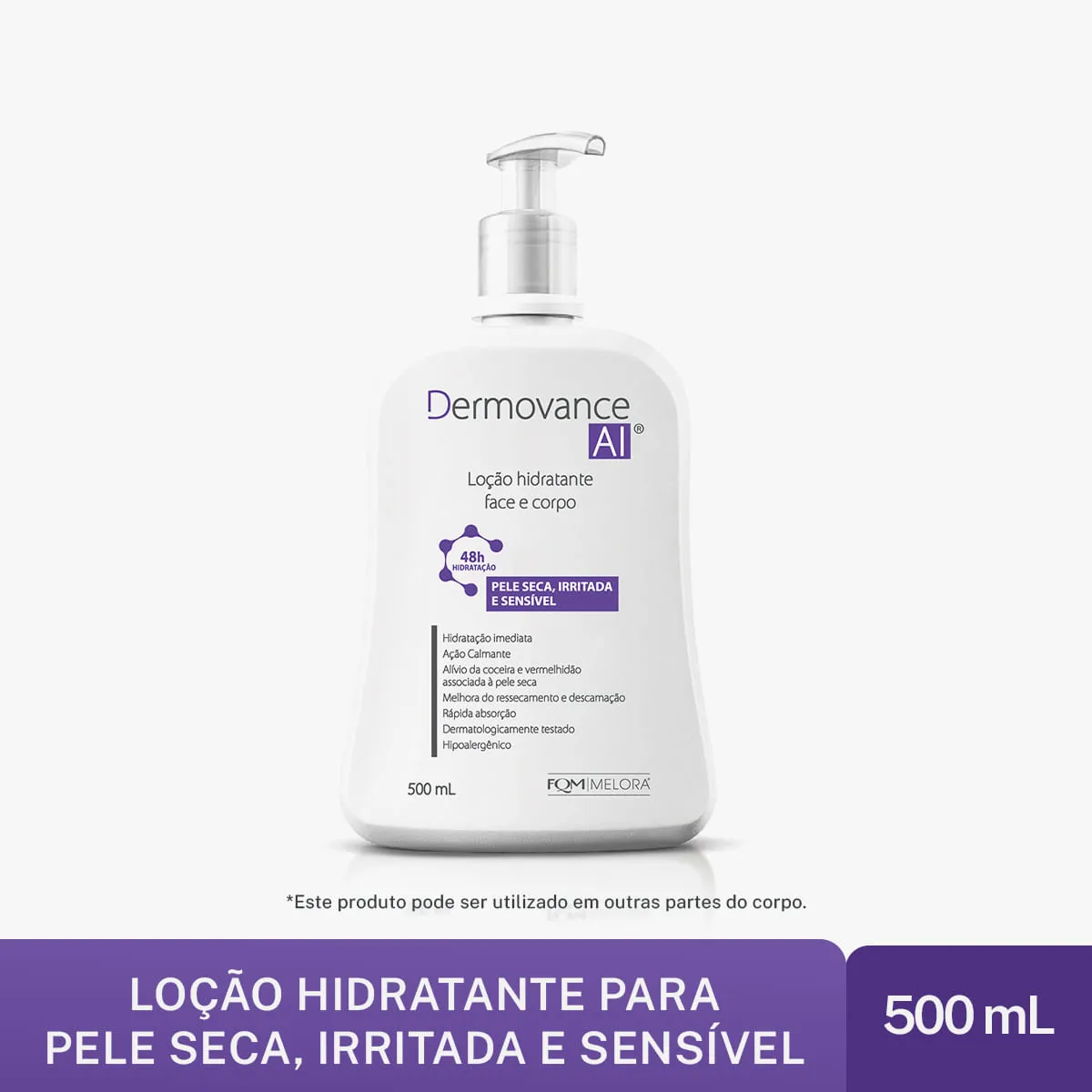 Loção Corporal Dermovance AI Hidratante 500ml
