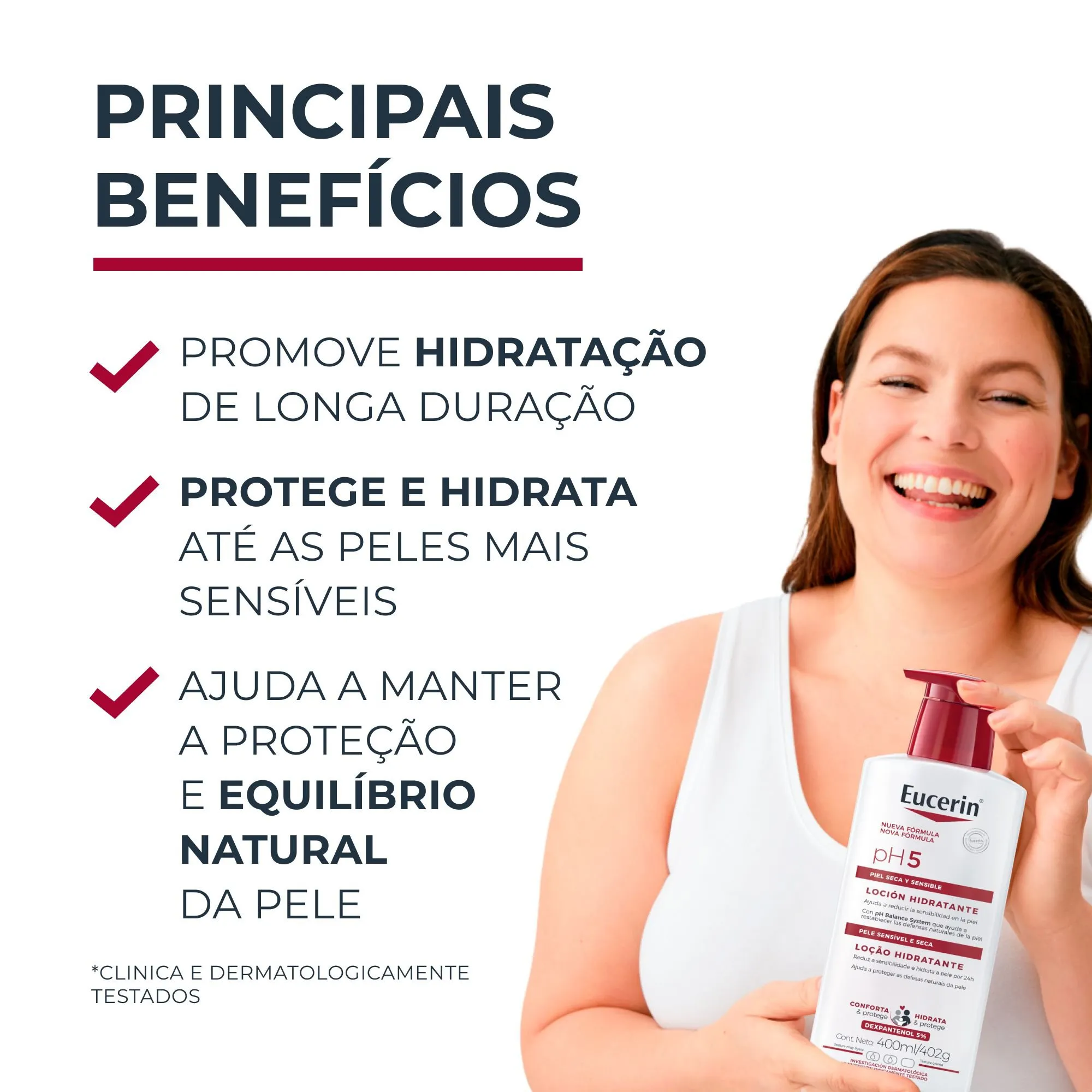Loção Corporal Eucerin pH5 Hidratante 400ml — foto 3