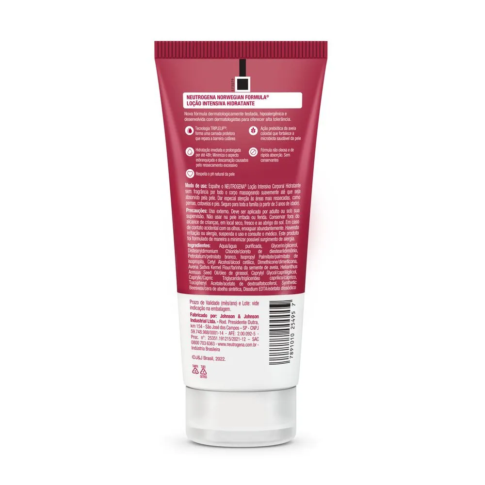 Loção Corporal Neutrogena Norwegian Intensiva Sem Fragrância 200ml — foto 3