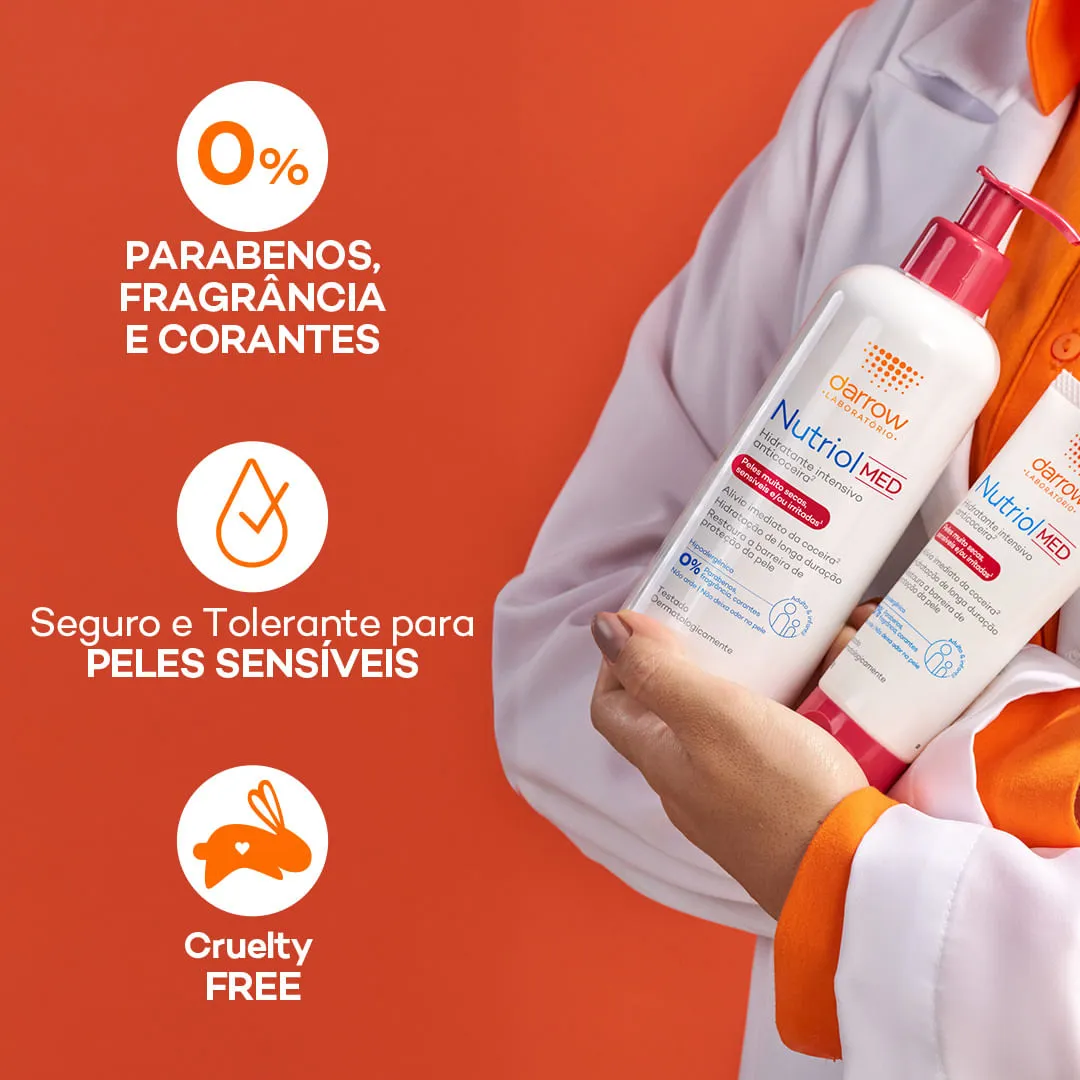 Loção Corporal Nutriol Med Hidratante Intensiva Anticoceira 390g — foto 8