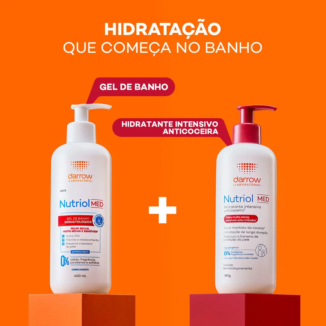 Loção Corporal Nutriol Med Hidratante Intensiva Anticoceira 390g — foto 7