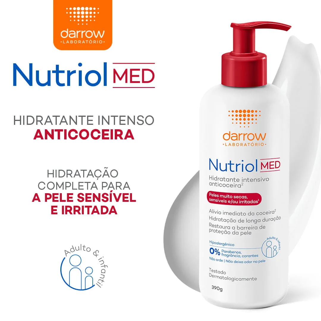 Loção Corporal Nutriol Med Hidratante Intensiva Anticoceira 390g — foto 4