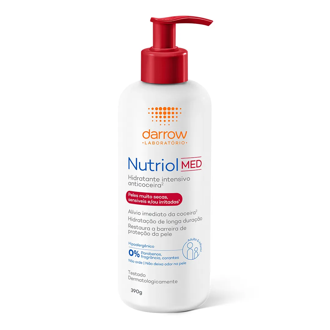 Loção Corporal Nutriol Med Hidratante Intensiva Anticoceira 390g