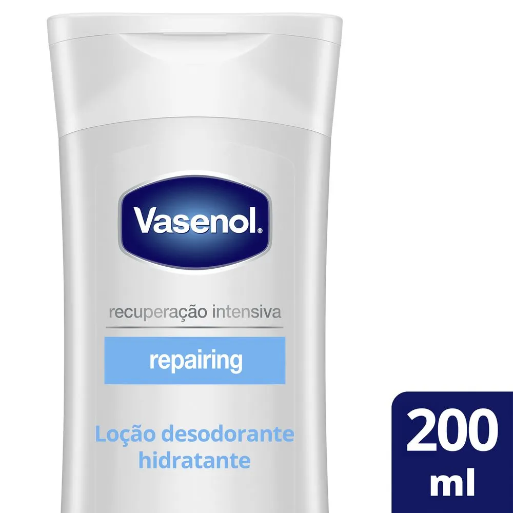 Loção Corporal Vasenol Recuperação Intensiva Reparadora 200ml