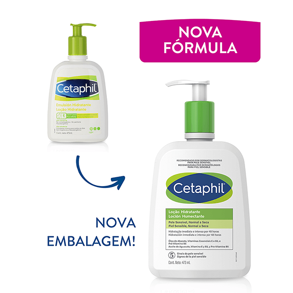 Loção Hidratante Cetaphil para Corpo e Rosto 473ml — foto 2