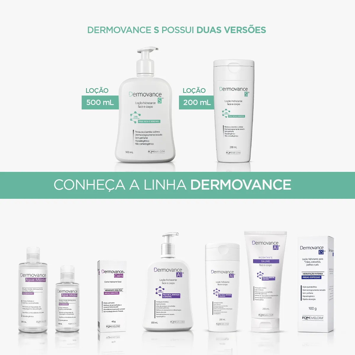 Loção Hidratante Dermovance S Peles Secas e Sensíveis 500ml — foto 4