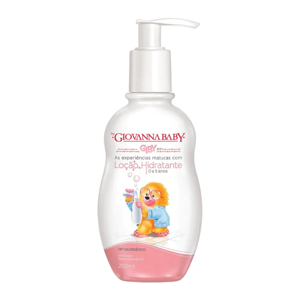 Loção Hidratante Infantil Giovanna Baby Giby 0 a 5 Anos 200ml