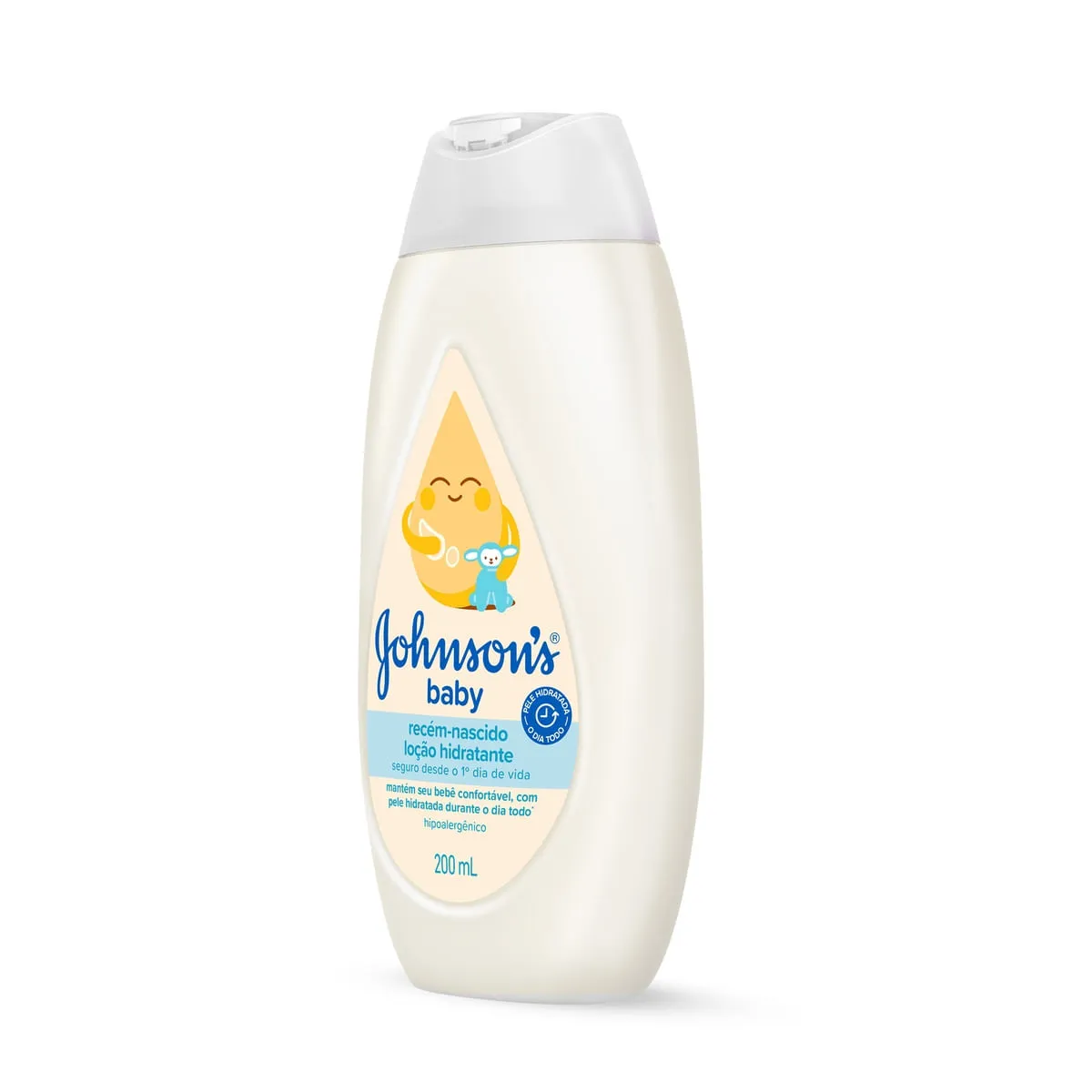 Loção Hidratante Infantil Johnson's Baby Recém-nascido Hipoalergênica 200ml — foto 4