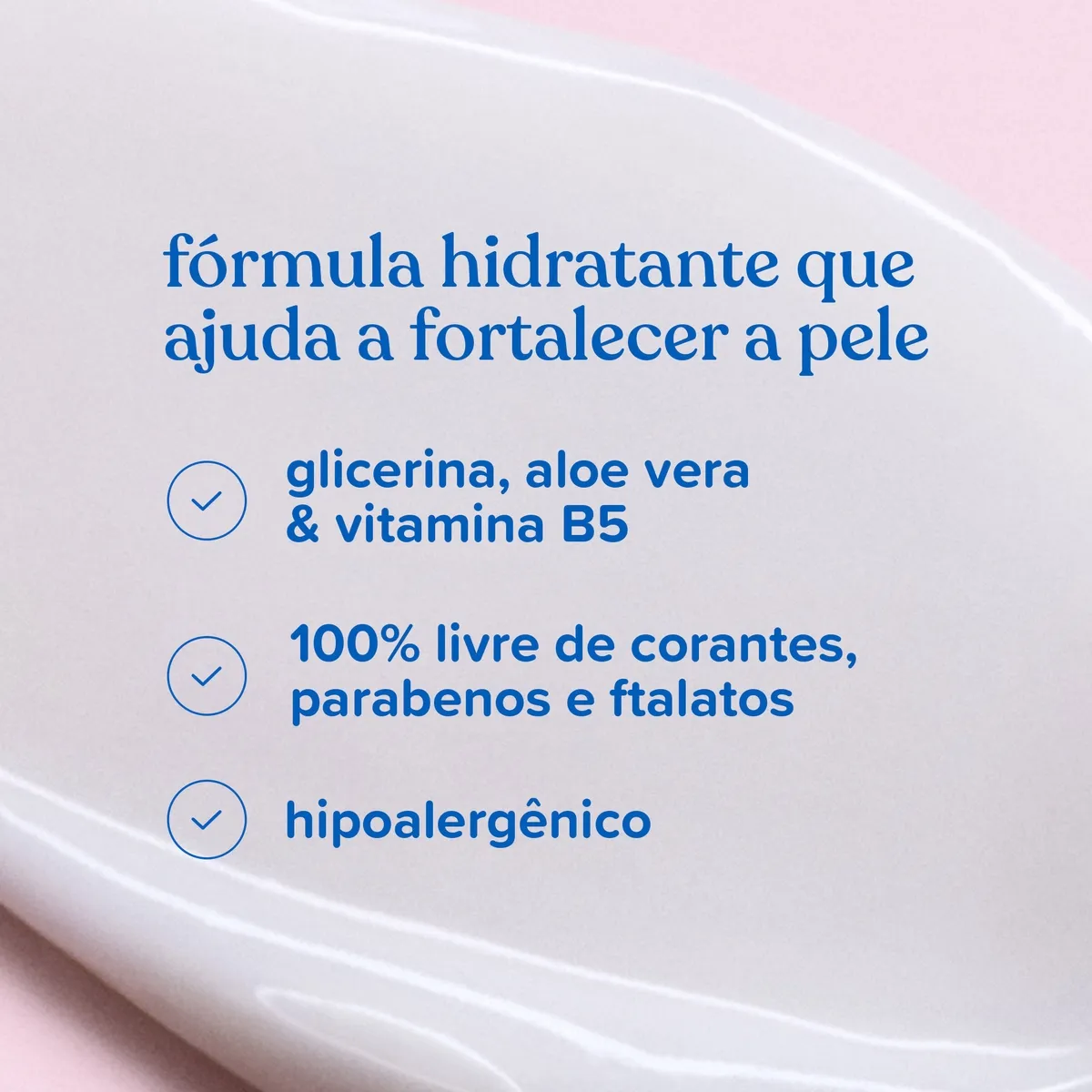 Loção Hidratante Infantil Johnson's Baby Uso Diário Hipoalergênico 400ml — foto 7