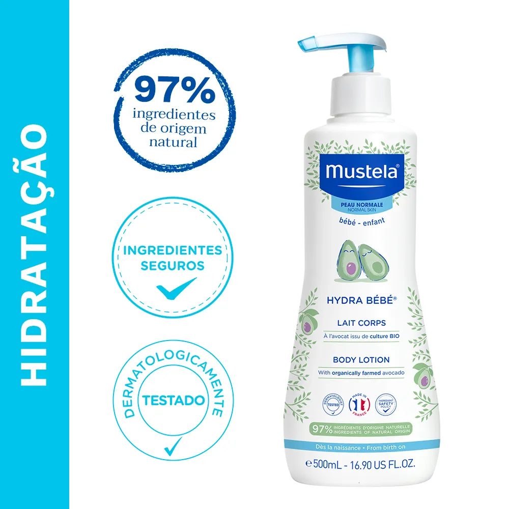 Loção Hidratante Mustela Hydra Bébé Bebê Pele Normal 500ml — foto 4
