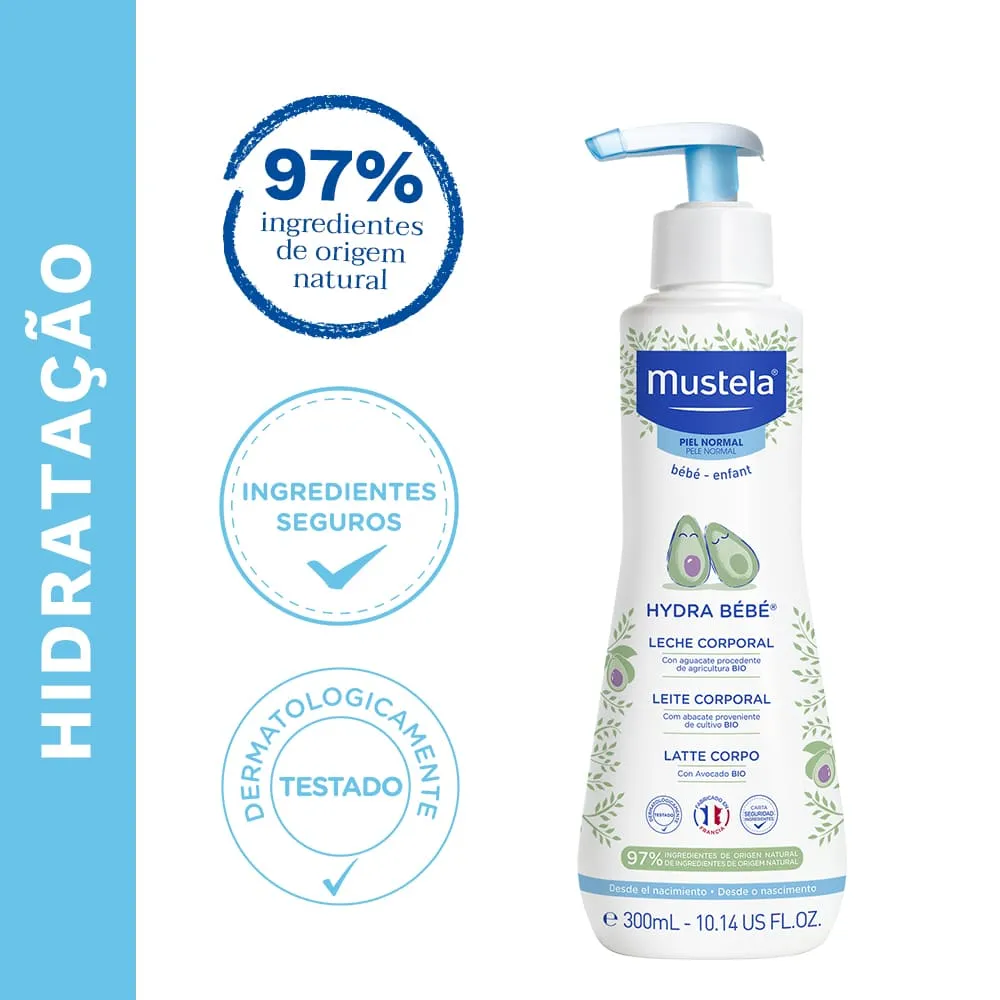 Loção Hidratante Mustela Hydra Bebê Com Abacate Orgânico 300ml — foto 4