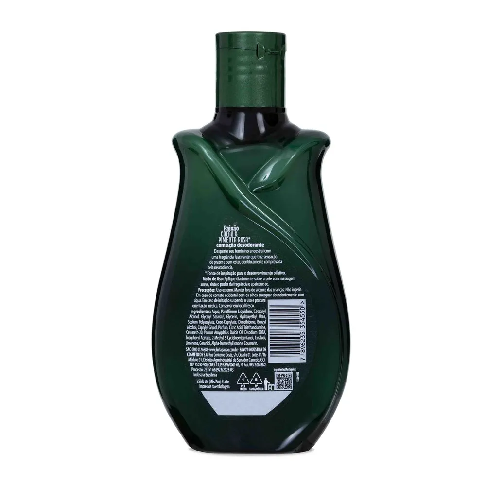 Loção Hidratante Paixão Cacau e Pimenta Rosa 200ml — foto 10