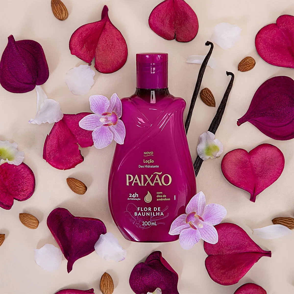 Loção Hidratante Paixão Flor de Baunilha 200ml — foto 3