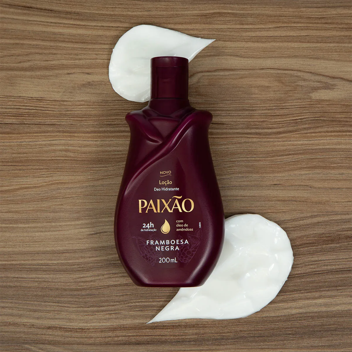 Loção Hidratante Paixão Framboesa Negra com ação desodorante 200ml — foto 4