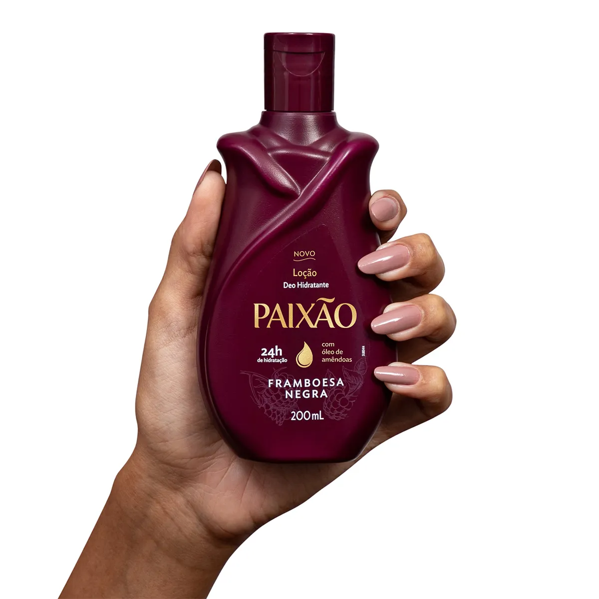 Loção Hidratante Paixão Framboesa Negra com ação desodorante 200ml — foto 3