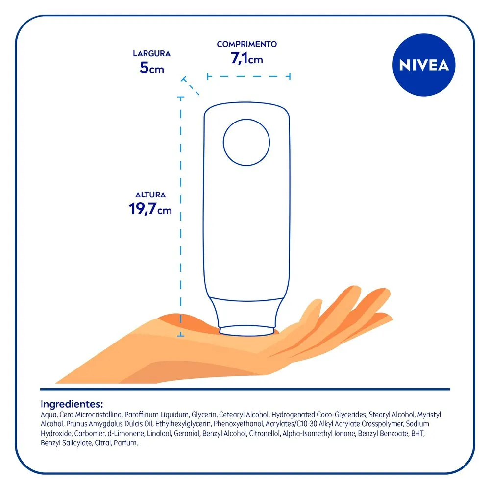 Loção Hidratante para Banho Nivea Milk Pele Seca 250ml — foto 6