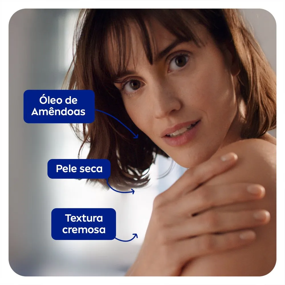 Loção Hidratante para Banho Nivea Milk Pele Seca 250ml — foto 3