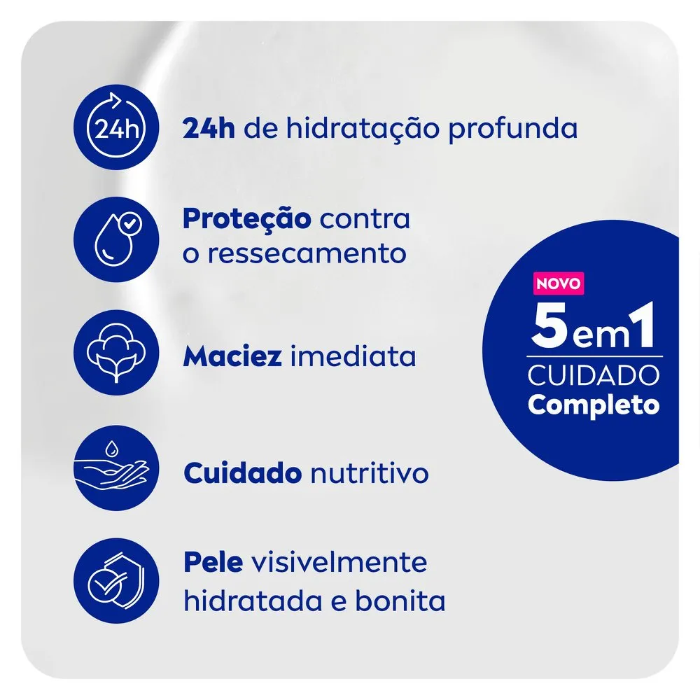 Loção Hidratante para Banho Nivea Milk Pele Seca 250ml — foto 4