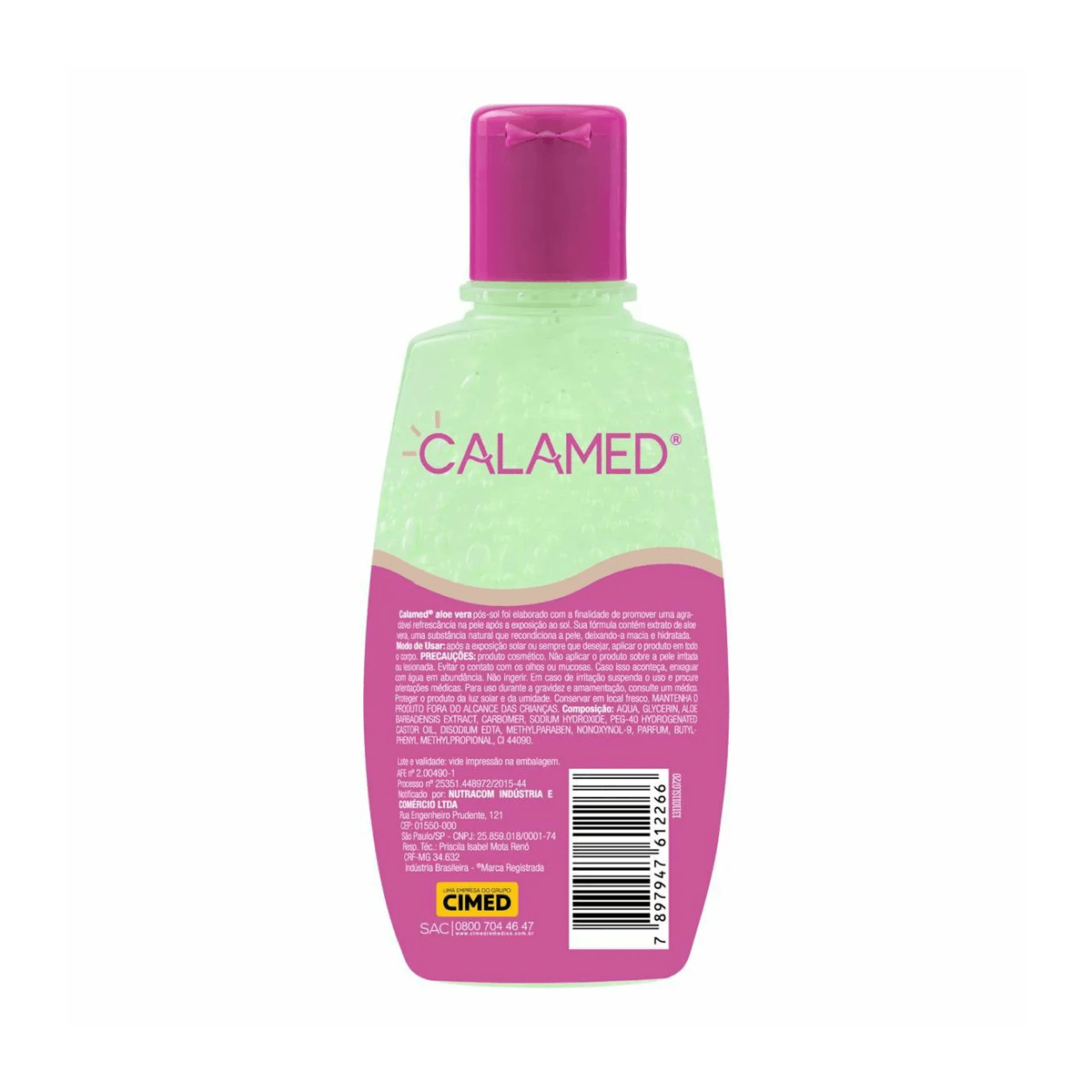 Loção Pós-Sol Calamed Aloe Vera Gel 120G — foto 2