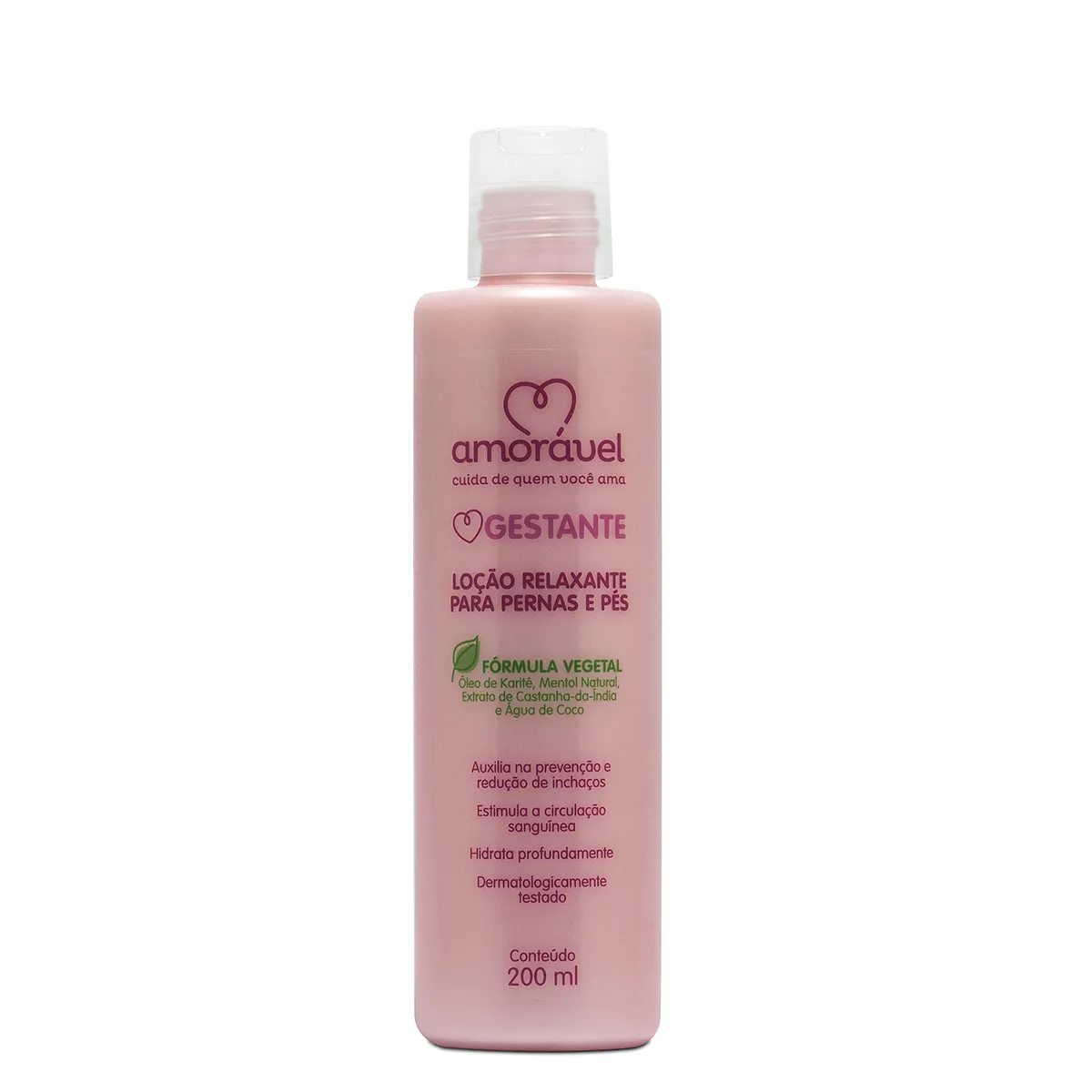 Loção Relaxante Amorável gestante Pernas e pés 200ml