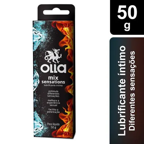 Lubrificante Íntimo Olla Mix Sensations Quente e Frio 50g — foto 2