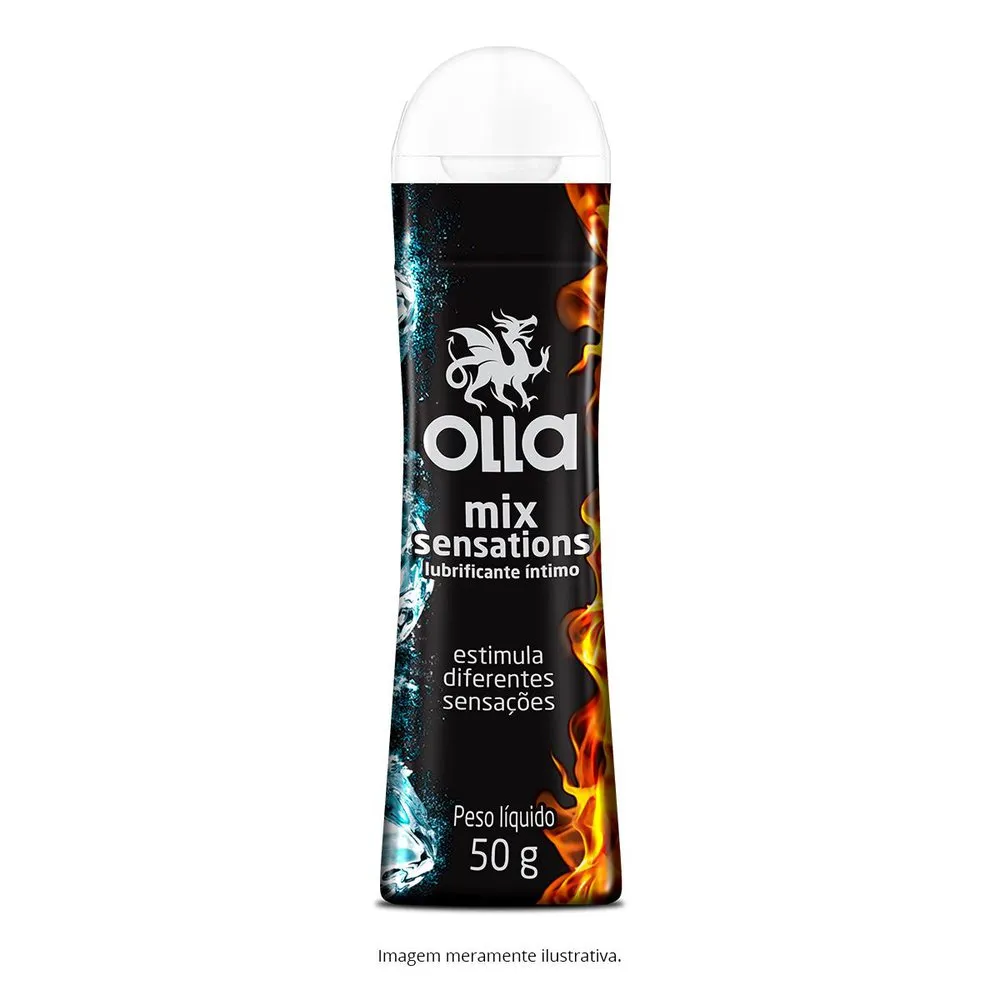 Lubrificante Íntimo Olla Mix Sensations Quente e Frio 50g — foto 3