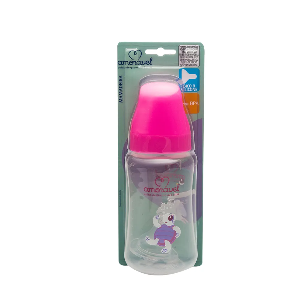Mamadeira Amorável Big Zoo Silicone Feminina 330ml
