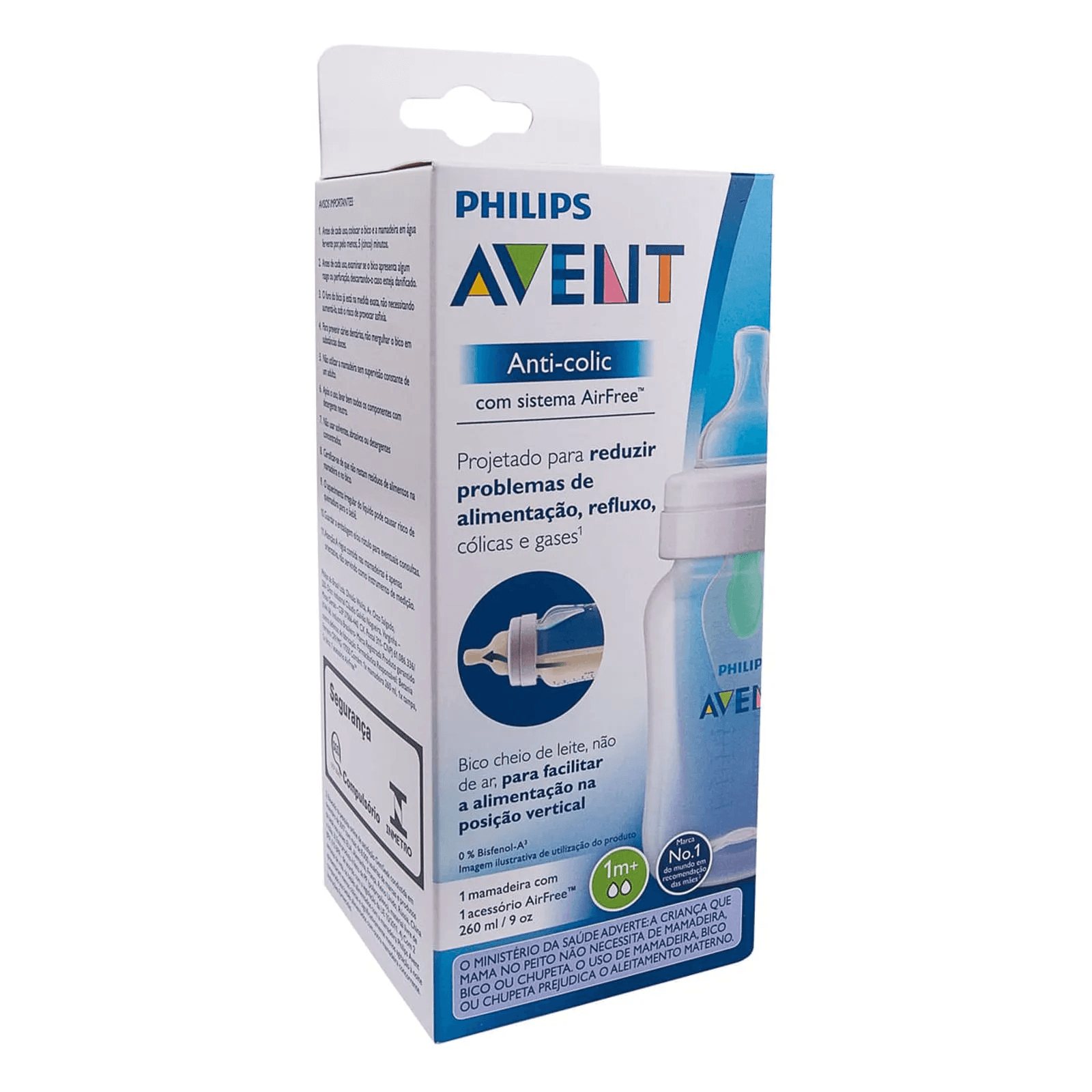 Mamadeira Anti-Colic com AirFree Philips Avent 260ml