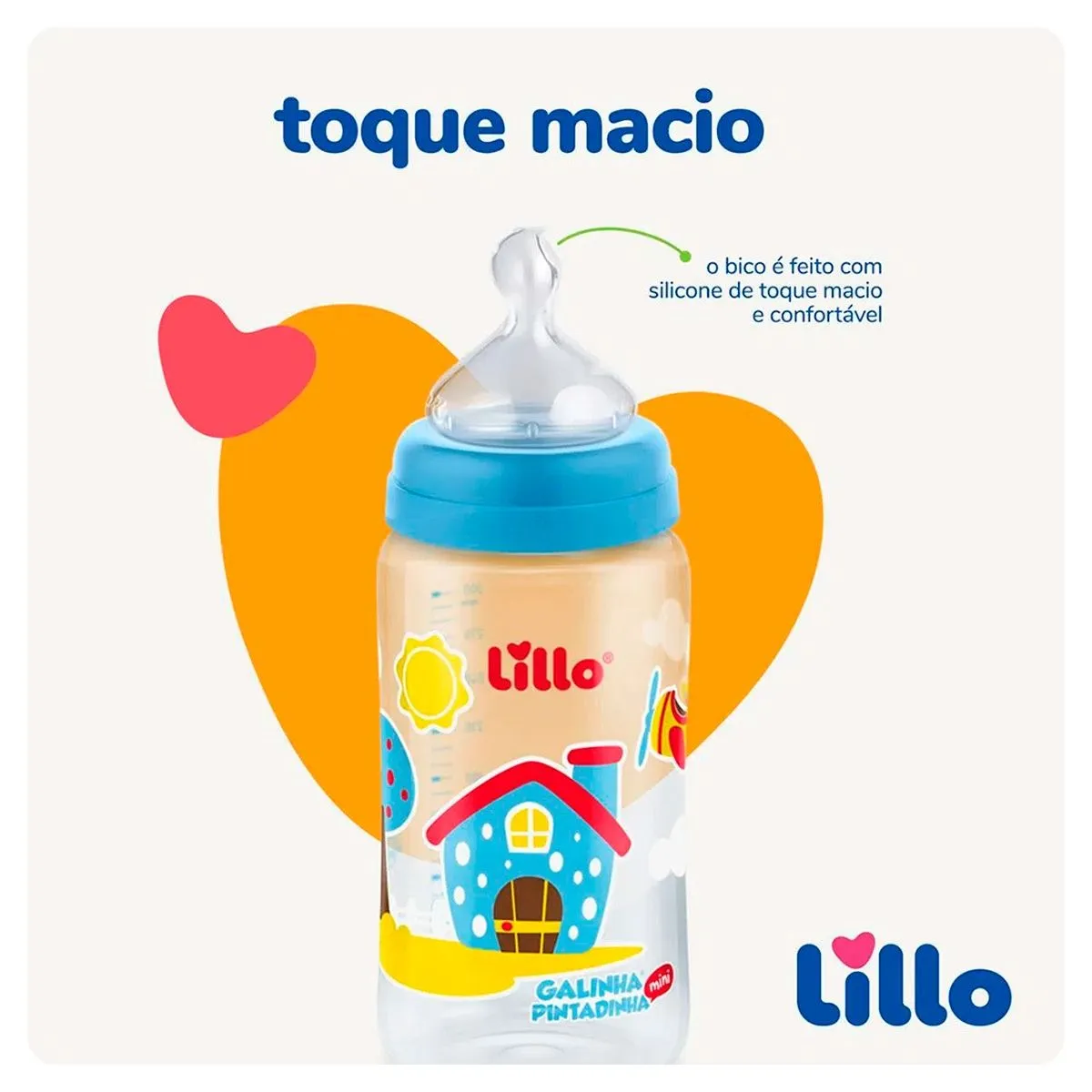Mamadeira Lillo Galinha Pintadinha 6+ Meses 300ml — foto 2