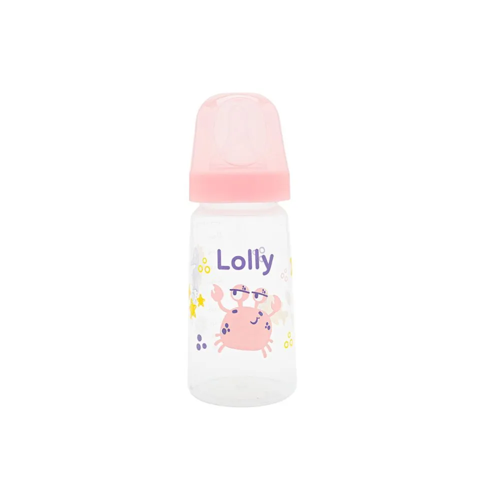 Mamadeira Lolly Big Oceano Bico de Silicone Menina 330ml 1 Unidade