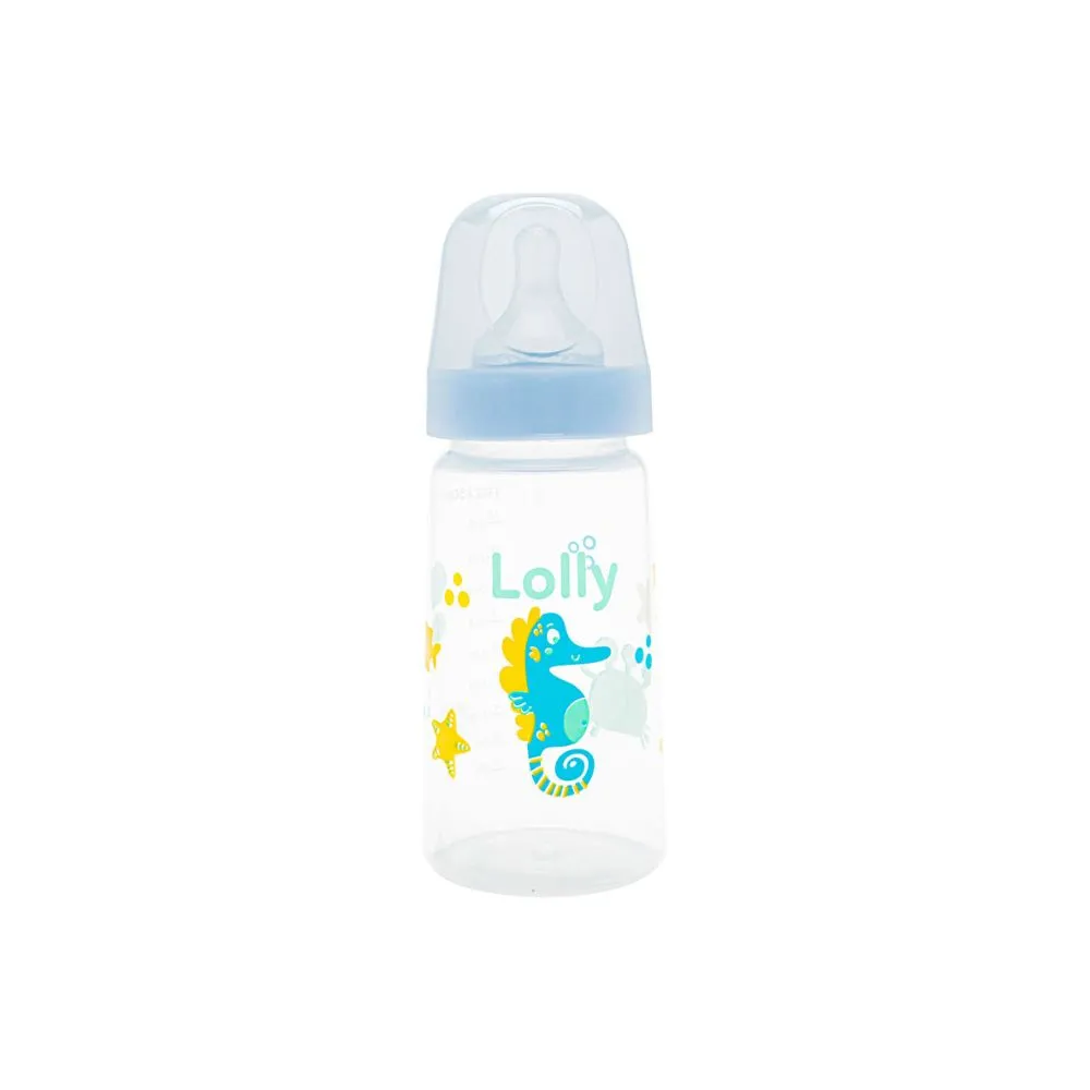 Mamadeira Lolly Big Oceano Bico de Silicone Menino 330ml 1 Unidade