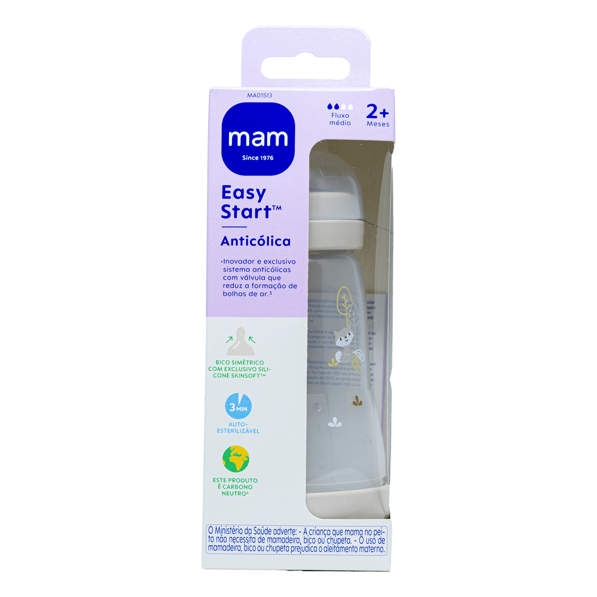 Mamadeira Mam First Bottle neutra 2