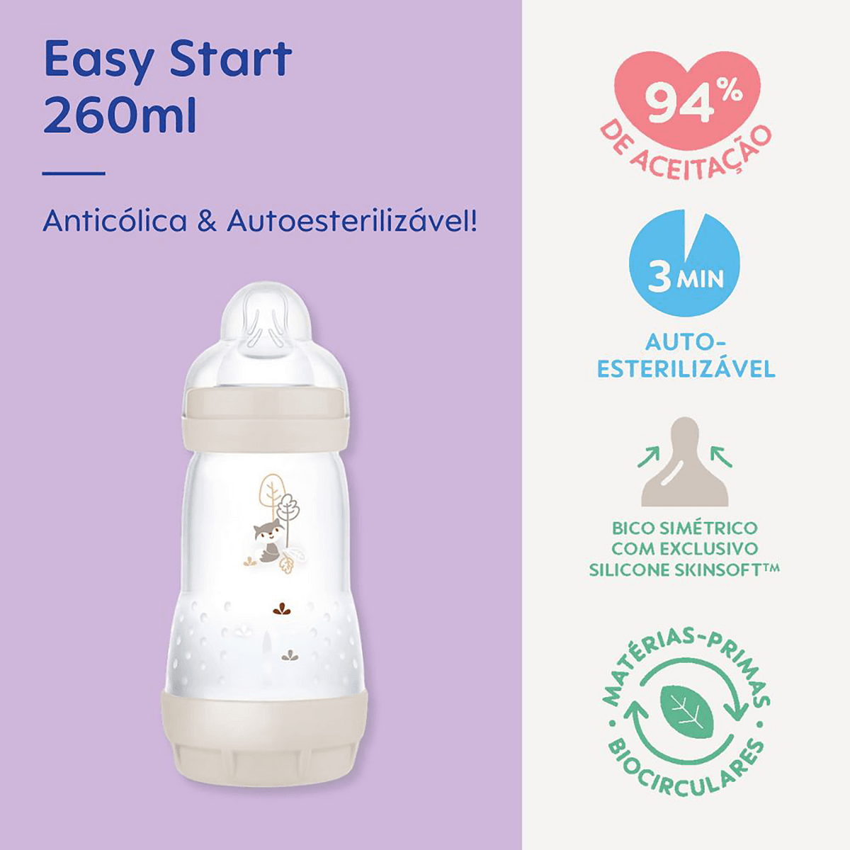 Mamadeira Mam First Bottle neutra 2 — foto 3