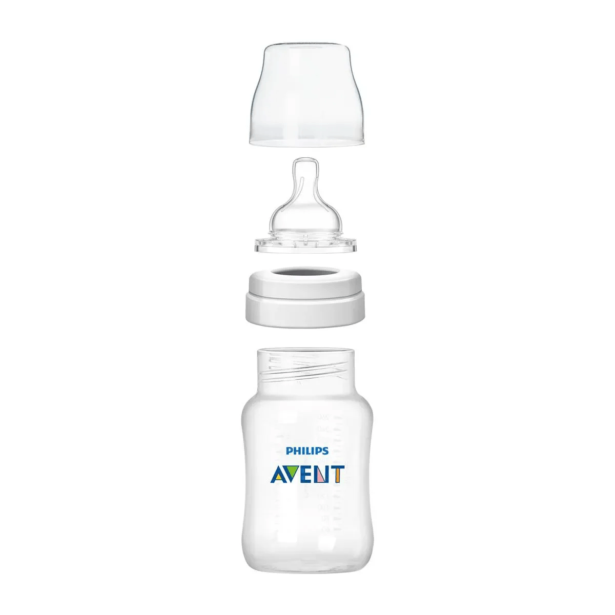 Mamadeira Philips Avent Classic+ +1 mês Anticólicas 260ml 1 Unidade — foto 4