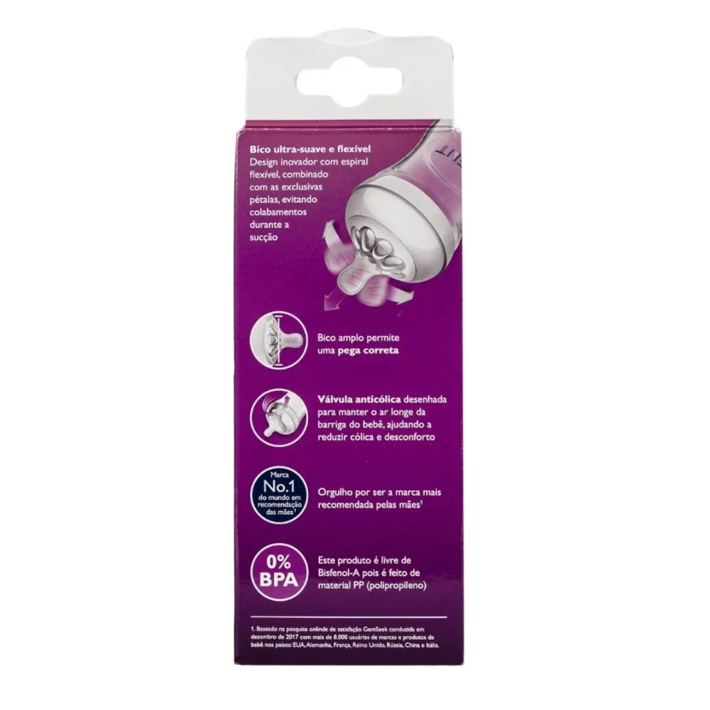 Mamadeira Philips Avent Pétala Flamingo 260ml — foto 4