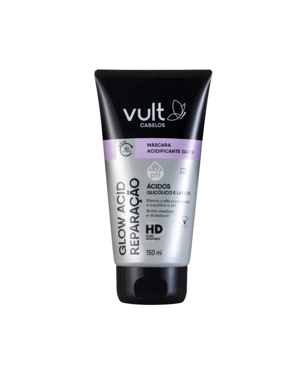 Máscara Acidificante Vult Glow Acid Reparação 150ml