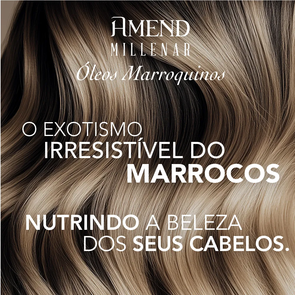 Máscara Capilar Amend Millenar Óleos Marroquinos 300g — foto 2